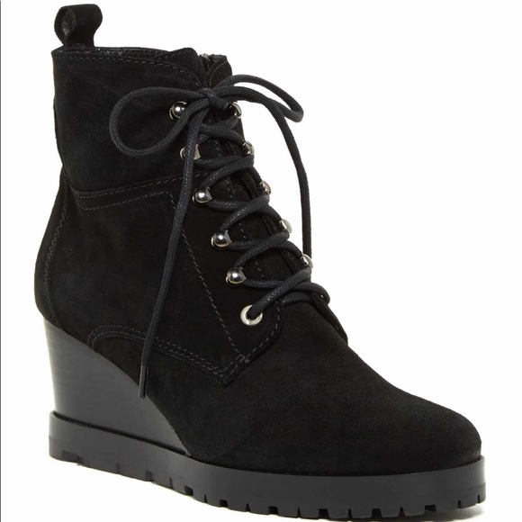 Aquatalia Shoes - NEW • Aquatalia • Chance Lace Up Wedge Boots 7